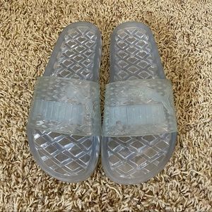 NWOT Puma Clear Slides